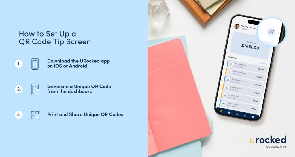 How To Set Up a QR Code Tip Screen